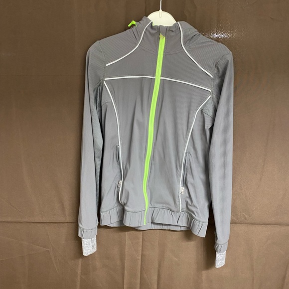 Cold Days Bundle Ivviva- Zip Up Heavy Sweater, Grey Lighter Rain Coat - Picture 4 of 6